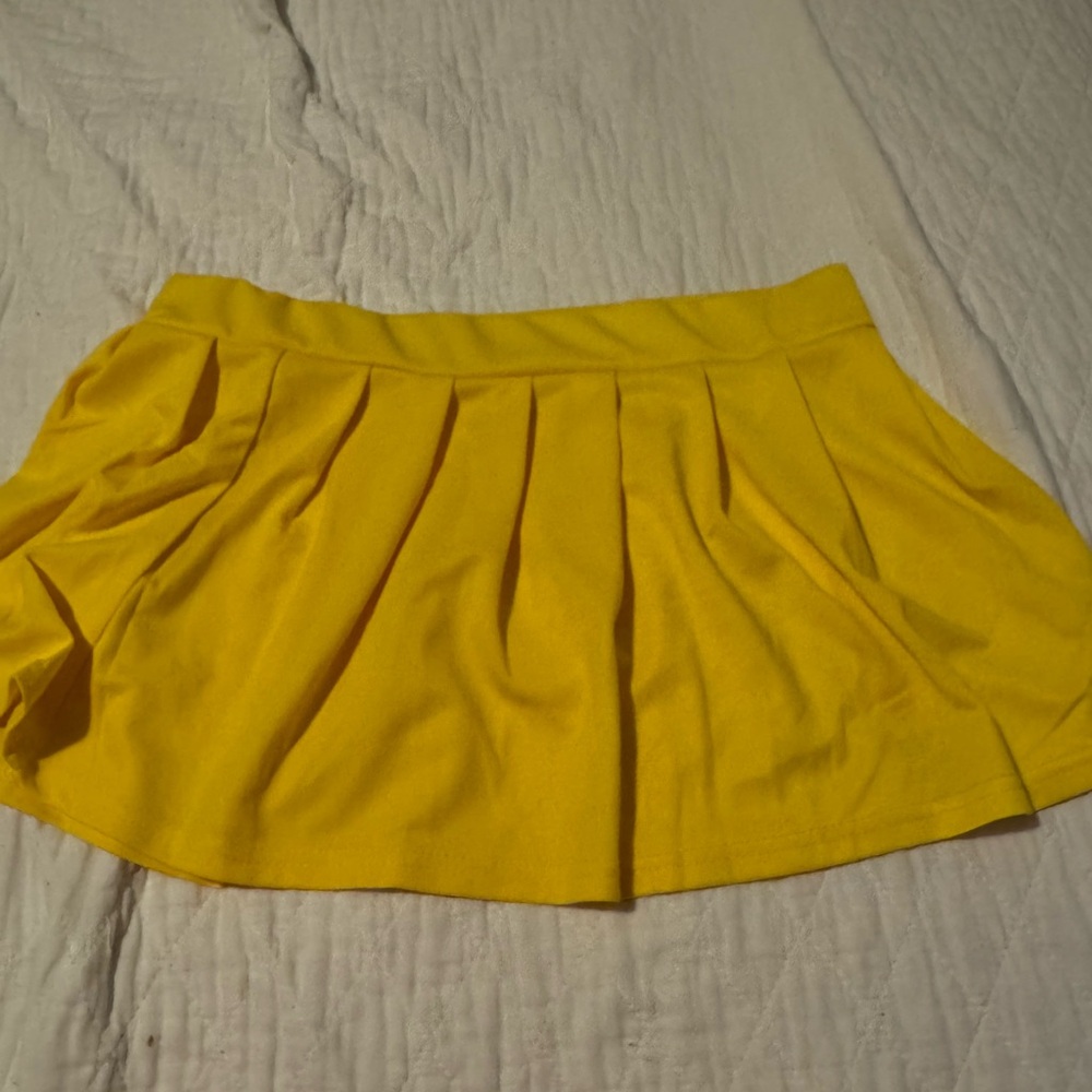 Marshalls Yellow Skater Skirt